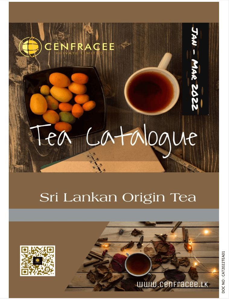 Ceylon Tea Catalog for Jan Mar 2022
